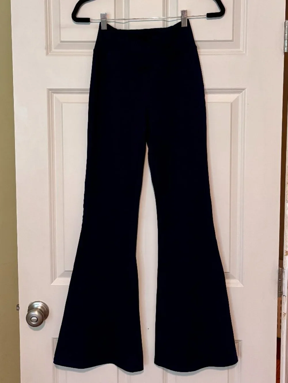 Halara Crossover Flare Leggings Deep Navy High Waisted • Size S - Picture 2 of 6